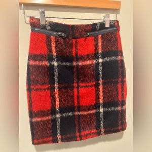 ASOS plaid skirt